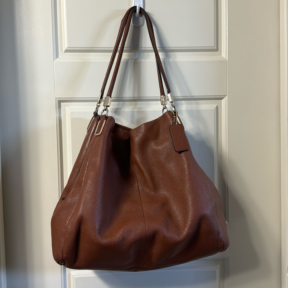 Saddle Brown Coach Purse